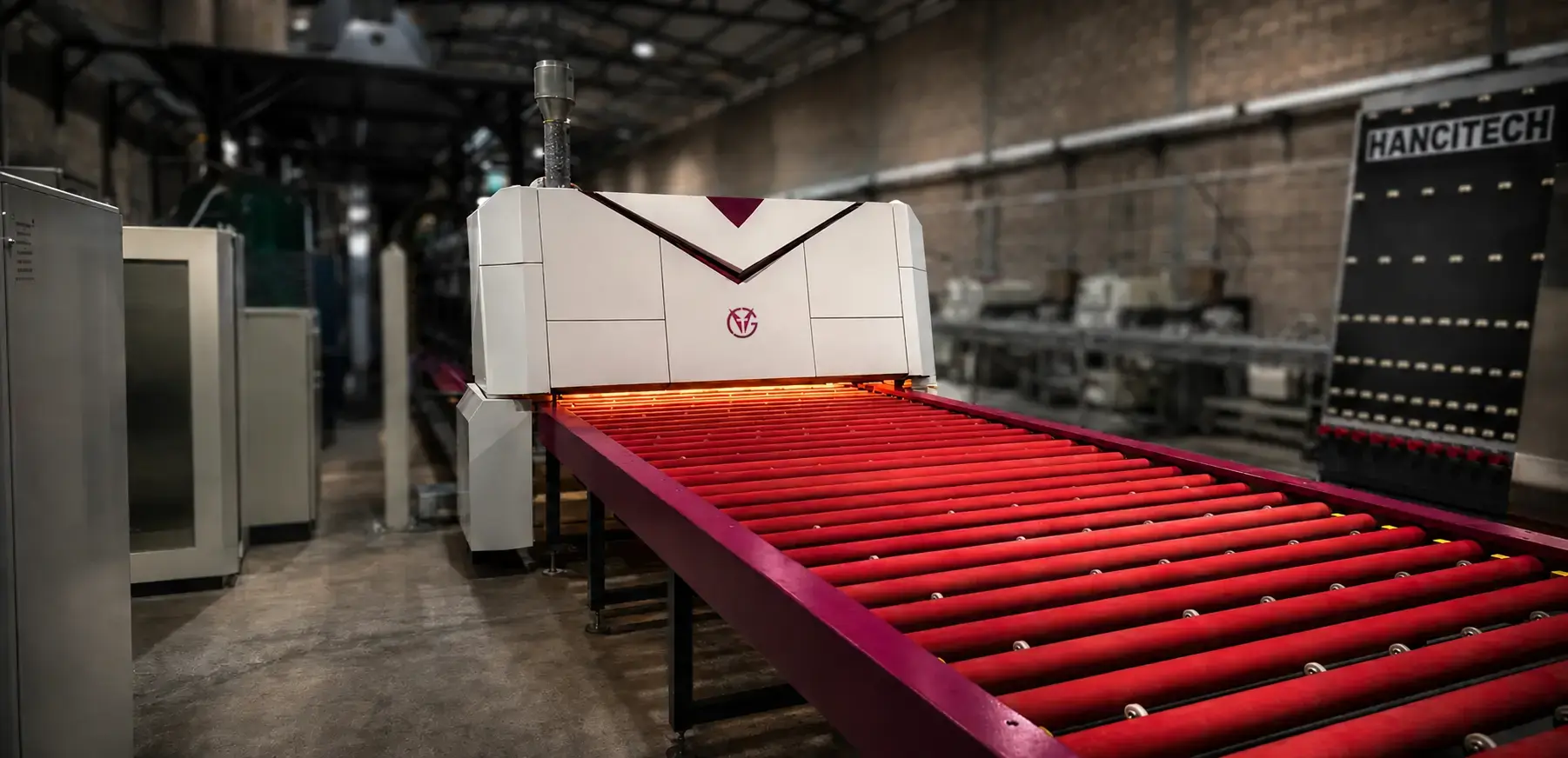 Horno de templado real de Vidrios Brasil